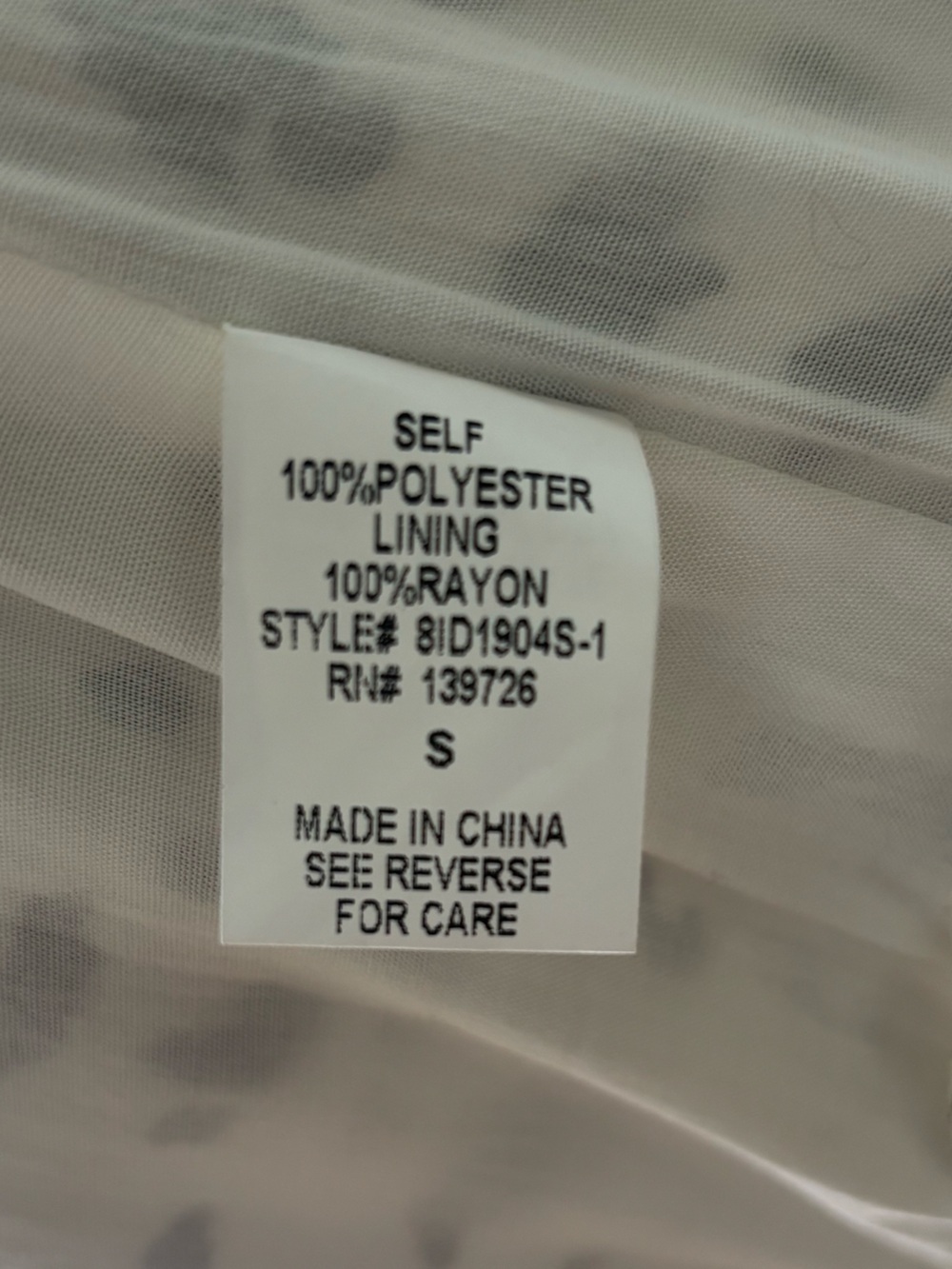 Wild Honey NWT Western Milkmaid Mini Dress Ivory Black Tie Waist S - Picture 11 of 11